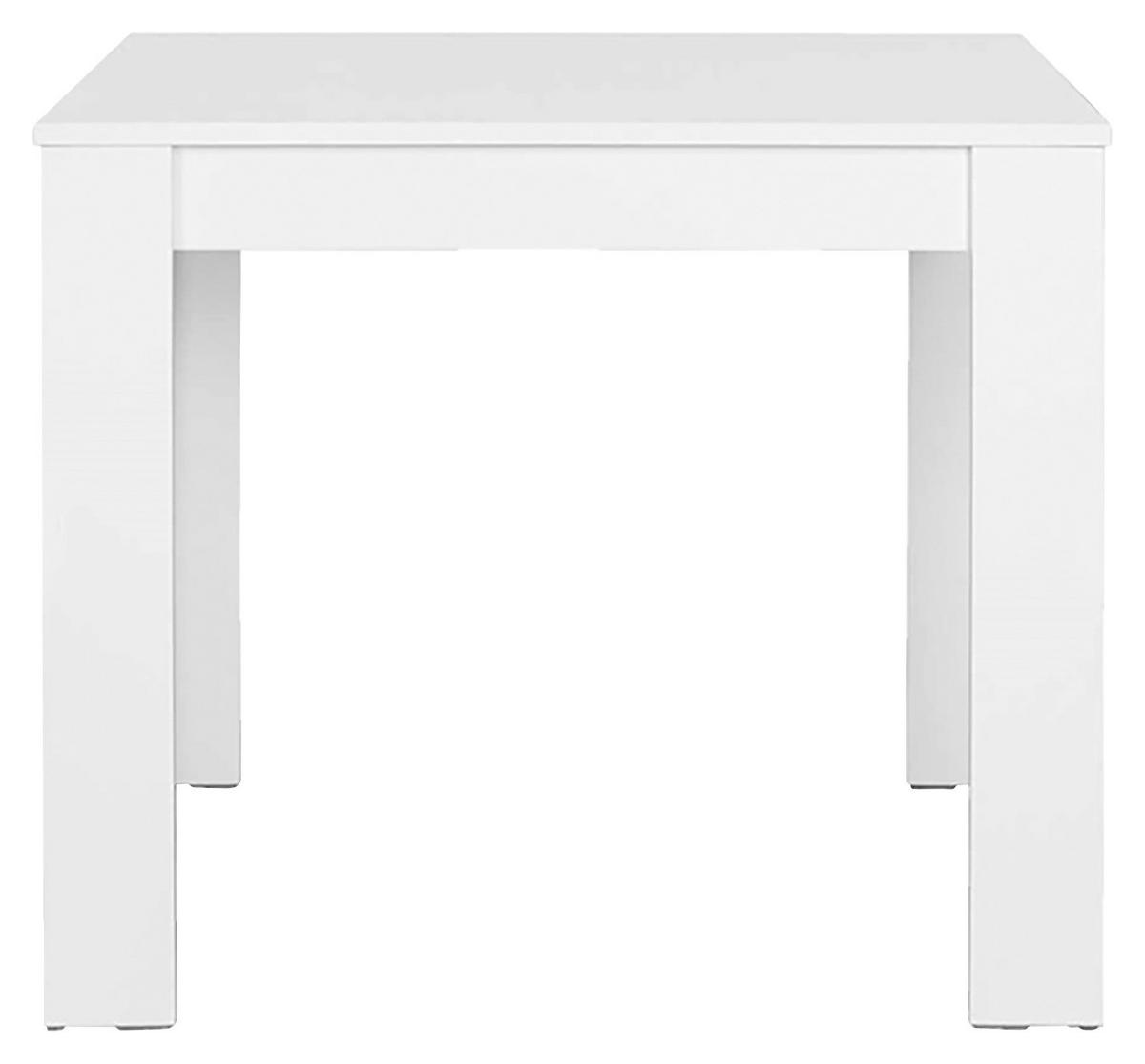 Esstisch NEPAL weiß B/H/T: ca. 90x75x90 cm NEPAL - weiß (90,00/75,00/90,00cm) - byLIVING