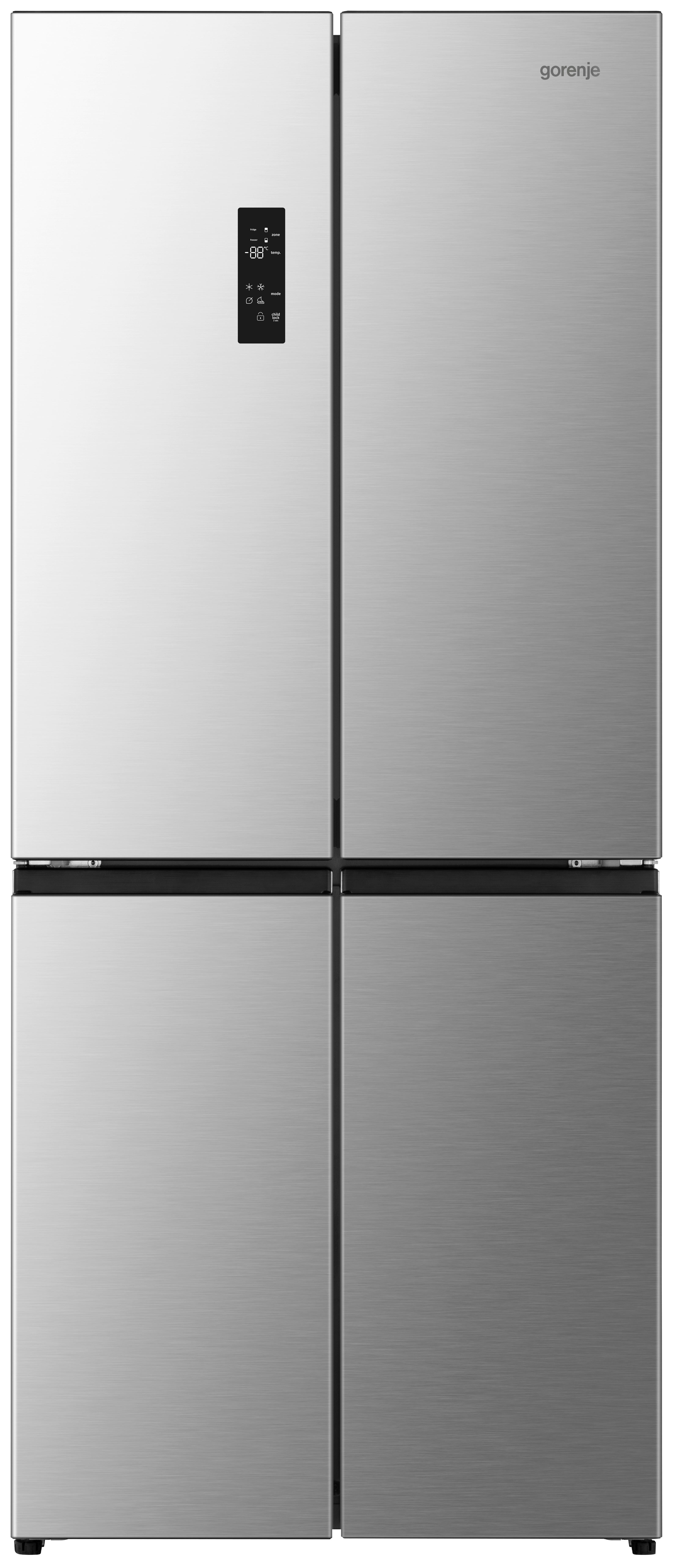 Gorenje Cross-Door NRM819D61X Inox B/H/T: ca. 79,4x190x65 cm Multi-Door NRM819D61X - Inox (79,40/190,00/65,00cm) - Gorenje