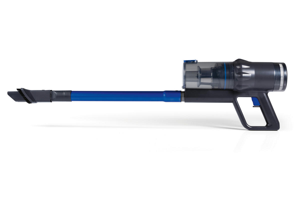 CLEANmaxx Akku-Staubsauger blau grau B/H/L: ca. 18,1x24,5x39,5 cm Akku-Staubsauger_Zyklon - blau/grau (39,50/18,10/24,50cm) - CLEANmaxx