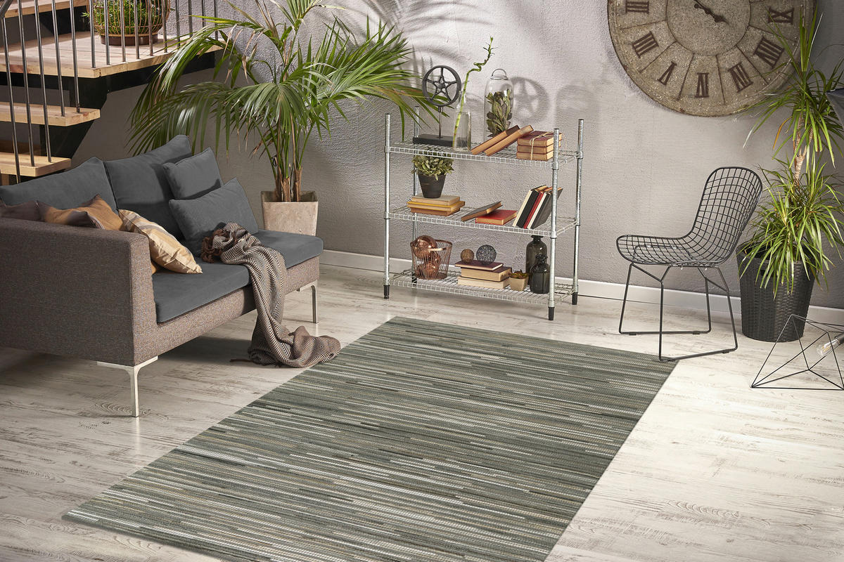 Arte Espina Kurzflorteppich Wild 8023 hellgrau B/L: ca. 170x240 cm Wild 8023 - hellgrau (170,00/240,00cm) - Arte Espina