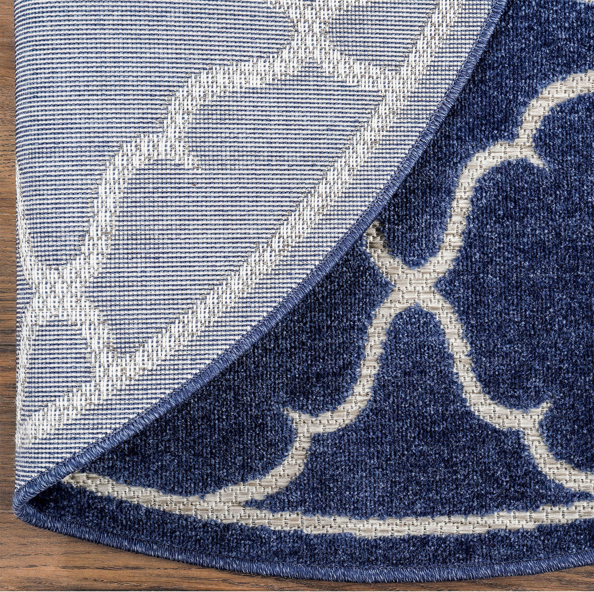 Sanat Outdoorteppich BERLIN blau B/L: ca. 120x120 cm BERLIN - blau (120,00/120,00cm) - Sanat