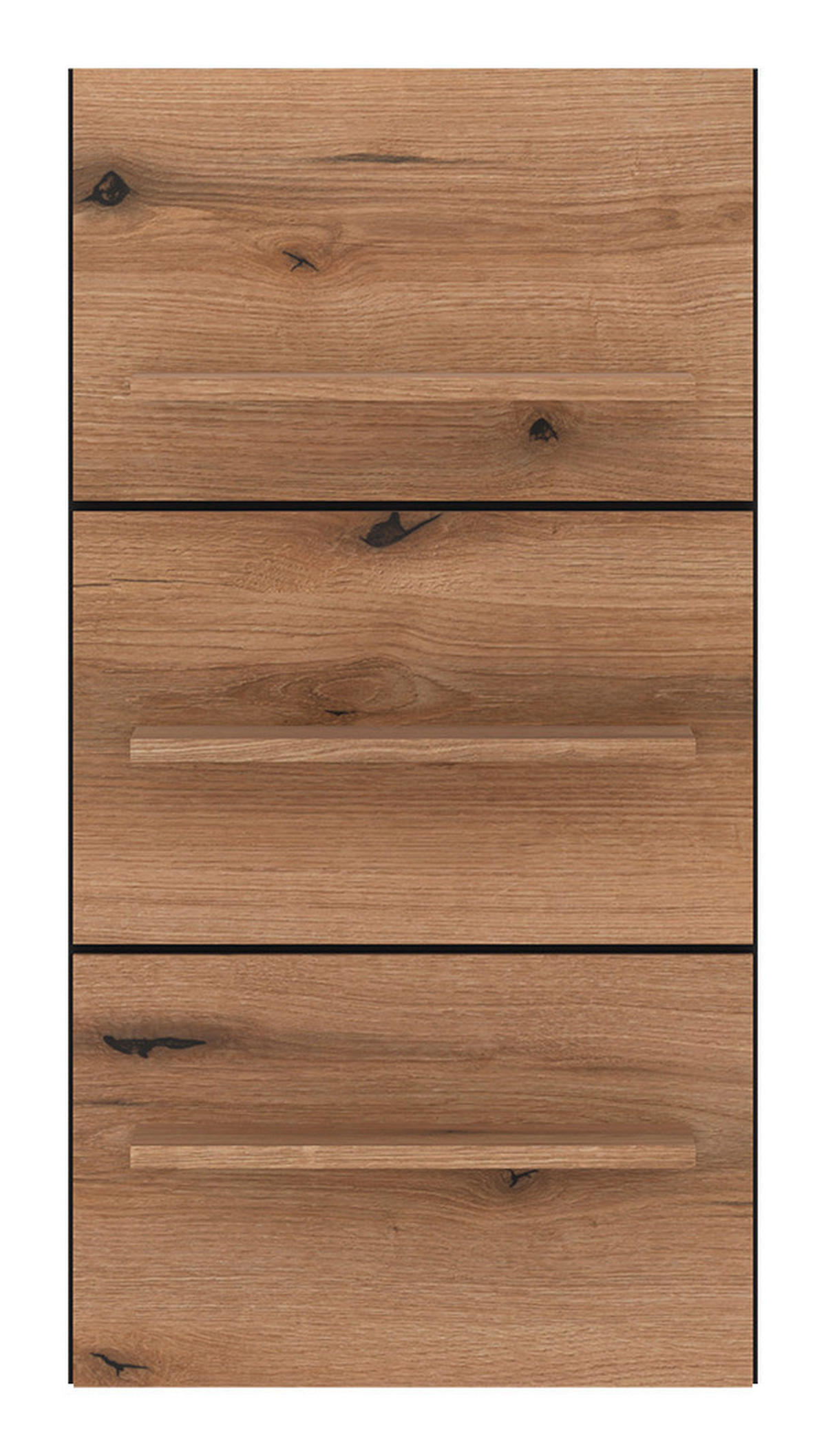 Wandpaneel Mateo Eiche Evoke Coast Nachbildung schwarz matt B/H/T: ca. 50x96x18 cm Mateo - Eiche/schwarz (50,00/96,00/18,00cm)
