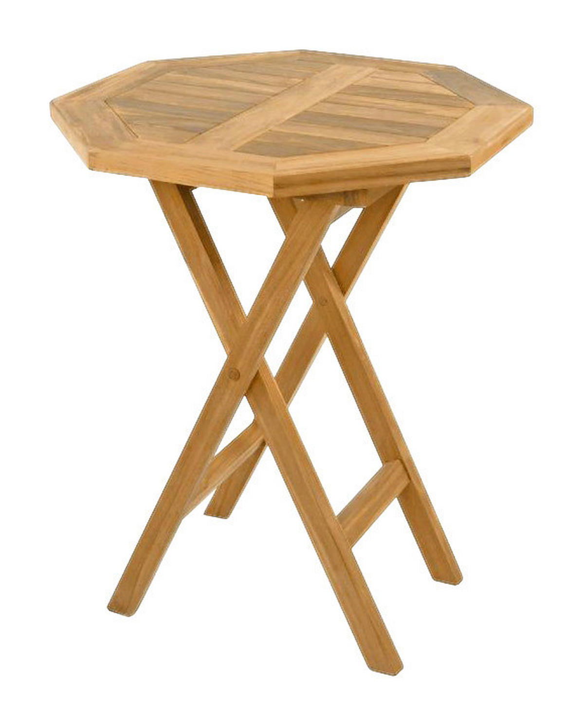 VCM Balkontisch braun Teakholz H/D: ca. 75x60 cm Balkontisch - braun (60,00/75,00cm) - VCM