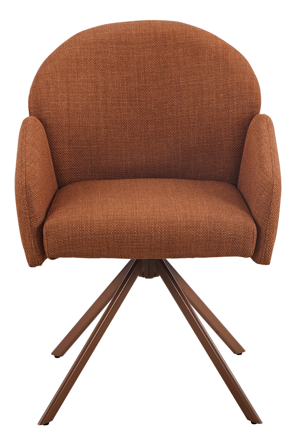 Drehstuhl Holly Kupfer Microfaser Webstoff B/H/T: ca. 57x84x61 cm Holly - Kupfer (57,00/84,00/61,00cm)