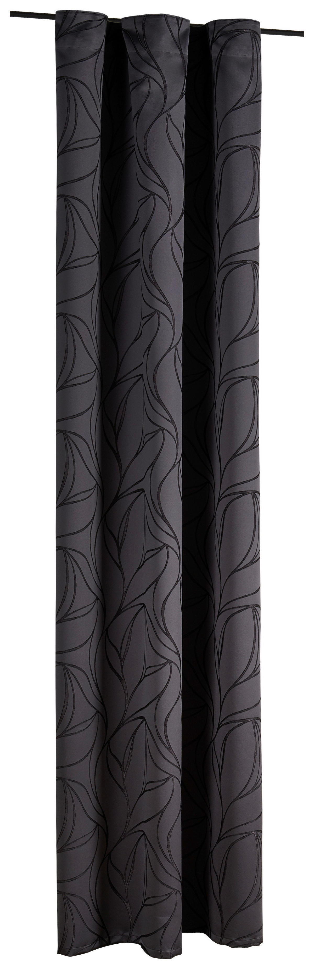 Kombivorhang Monte Carlo schwarz B/L: ca. 140x245 cm Monte Carlo - schwarz (140,00/245,00cm)