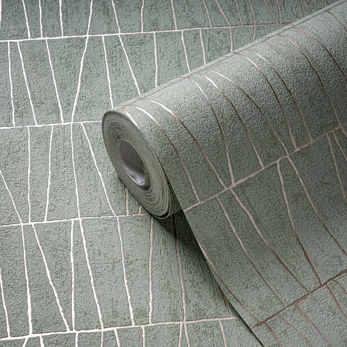 A.S.Création Vliestapete grün gold B/H/D: ca. 53x1005x8,4 cm Vliestapete - gold/grün (8,40/1005,00cm) - A.S.Creation