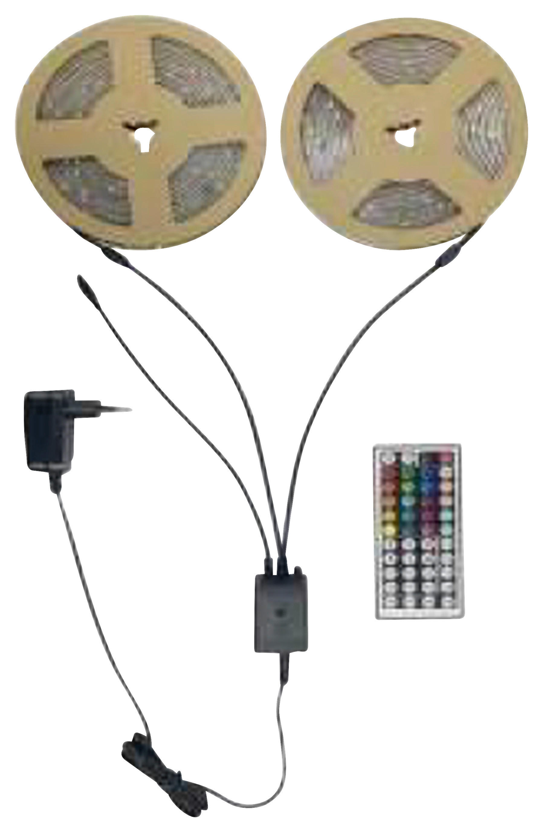 Blulaxa LED-RGB-Lichtband B/L: ca. 500x200 cm LED-RGB-Lichtband 2x5m - (500,00/200,00cm) - Blulaxa