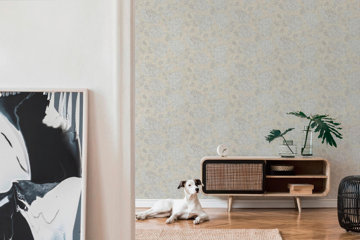 A.S.Creation Vliestapete Attractive 2 Floral beige B/L: ca. 53x1005 cm Attractive 2 - beige (53,00/1005,00cm) - A.S.Creation
