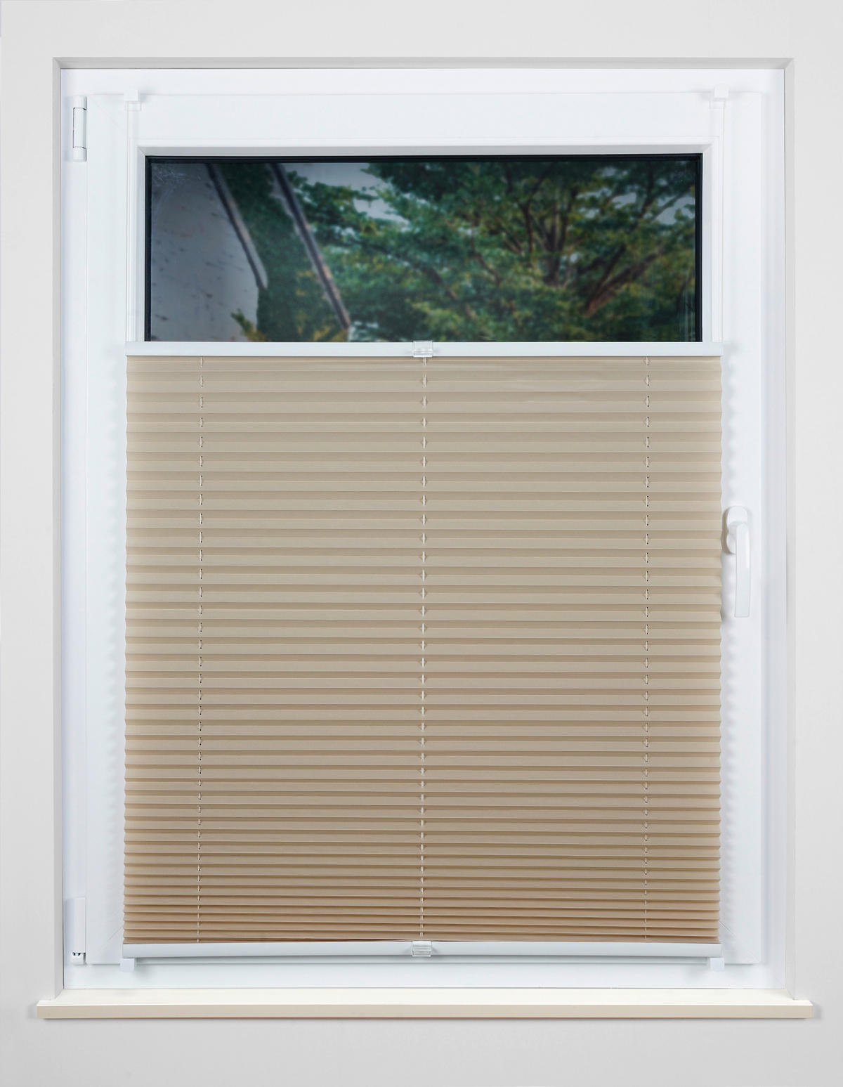 Hochwertiges Klemmplissee sand B/L: ca. 80x130 cm Hochwertiges_Klemmplissee_Free - sand (80,00/130,00cm)