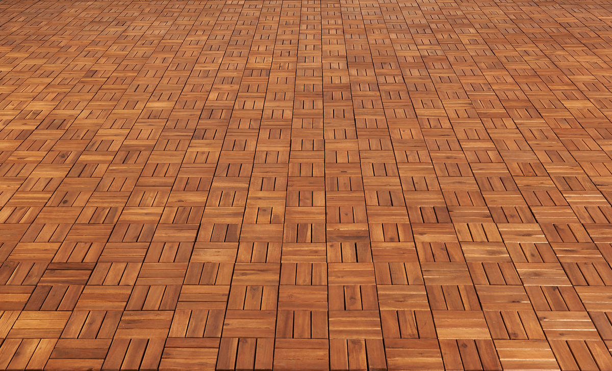 Terrassenfliese Akazie, 9 Stück im Paket hellbraun B/L: ca. 30x30 cm Akazie, 9 Stück im Paket - hellbraun (30,00/30,00/2,40cm)
