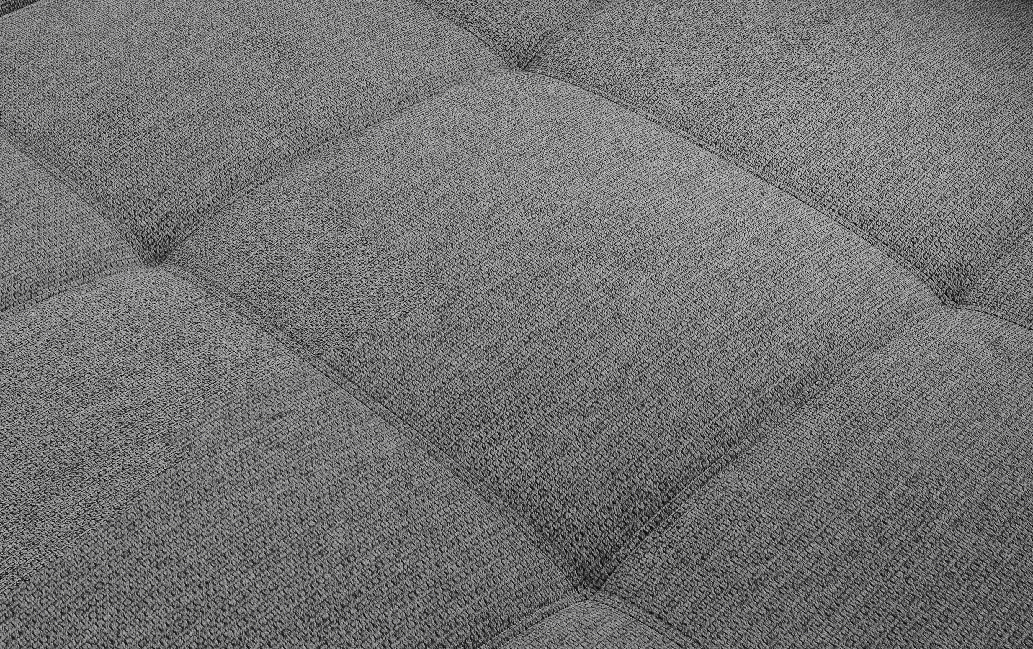Polsterecke Maradona stone Microfaser B/H/T: ca. 317x93x226 cm Maradona - schwarz/stone (317,00/93,00/226,00cm)