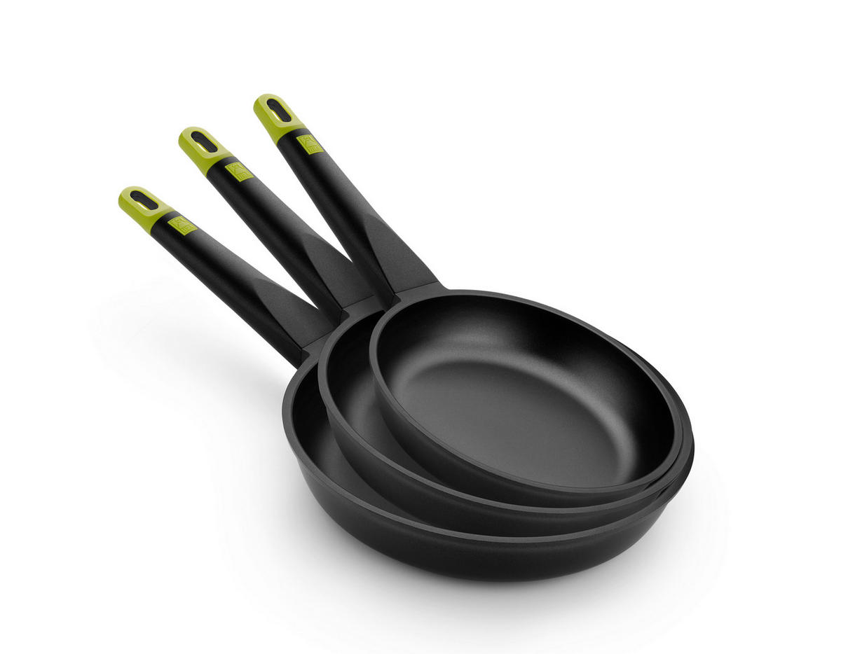BRA Pfannenset Foodie schwarz Aluminium Foodie - schwarz - BRA