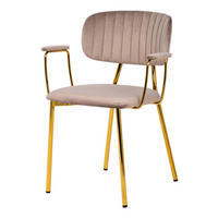 Stuhl Kian 200 2er-Set taupe Microfaser B/H/T: ca. 63x80x51 cm Kian 200 2er-Set - gold/taupe (63,00/80,00/51,00cm) - 360 Living