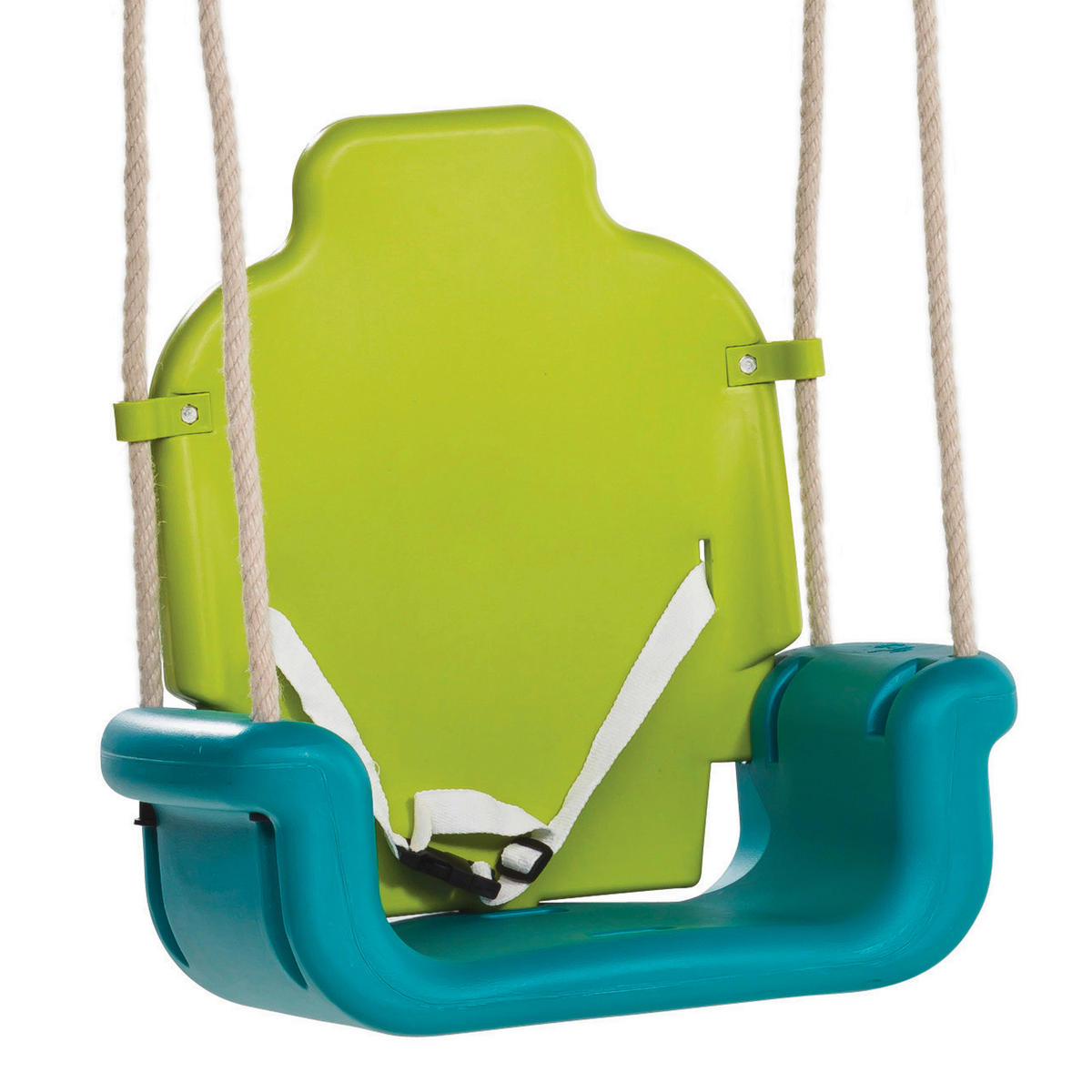 AXI Babyschaukelsitz limette B/H/L: ca. 46x46x30 cm Babyschaukelsitz - orange/limette (30,00/46,00/46,00cm) - AXI