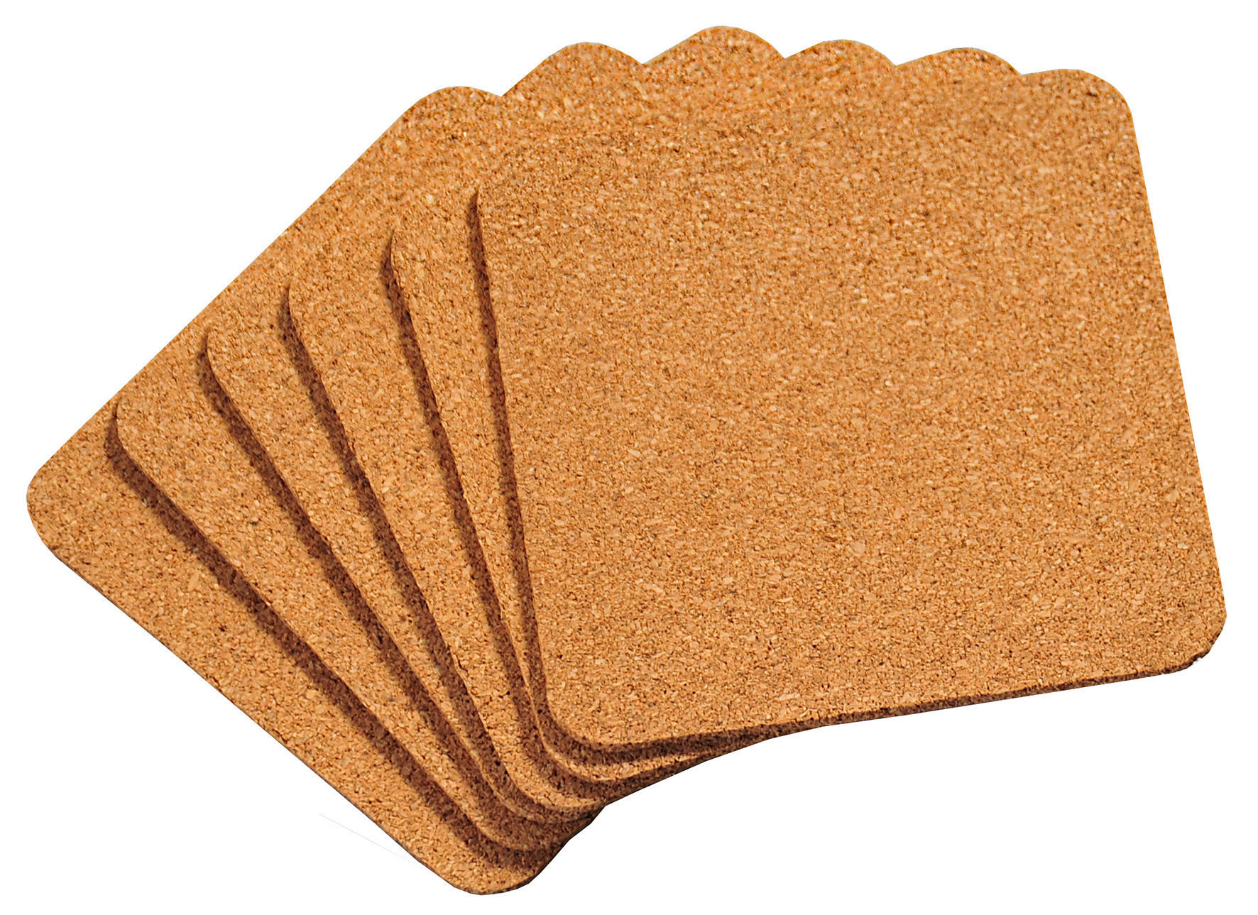 Kesper Untersetzerset Untersetzer_6erSet - braun (10,00/10,00cm) - Kesper