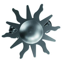 Boviva Dekoklammer Sonne Sonne - silber - Boviva