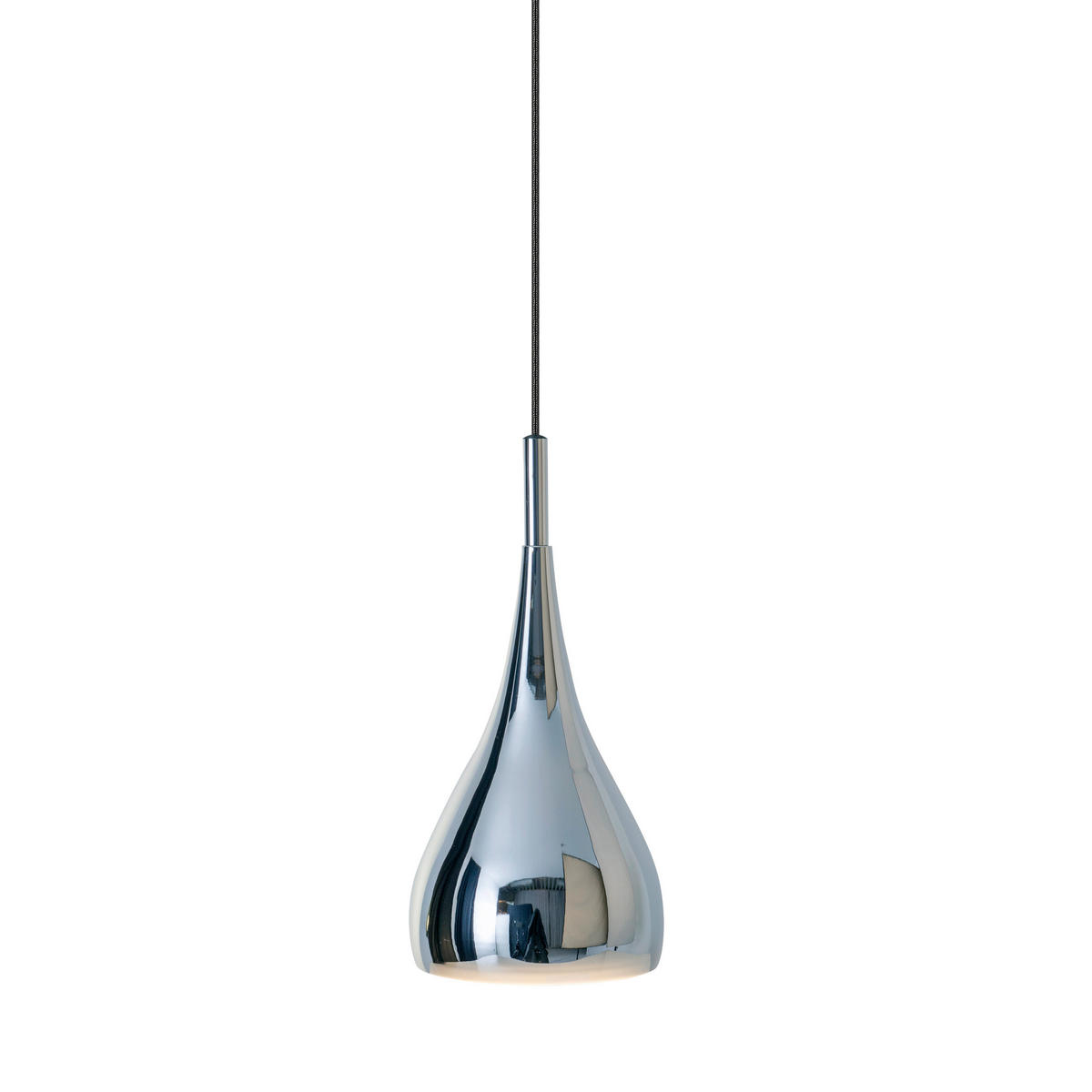 Näve Leuchten Pendelleuchte 6025342 Chrom Metall B/H/T: ca. 15x139x15 cm E27 1 Brennstellen Style - Chrom (15,00/139,00/15,00cm) - Näve Leuchten