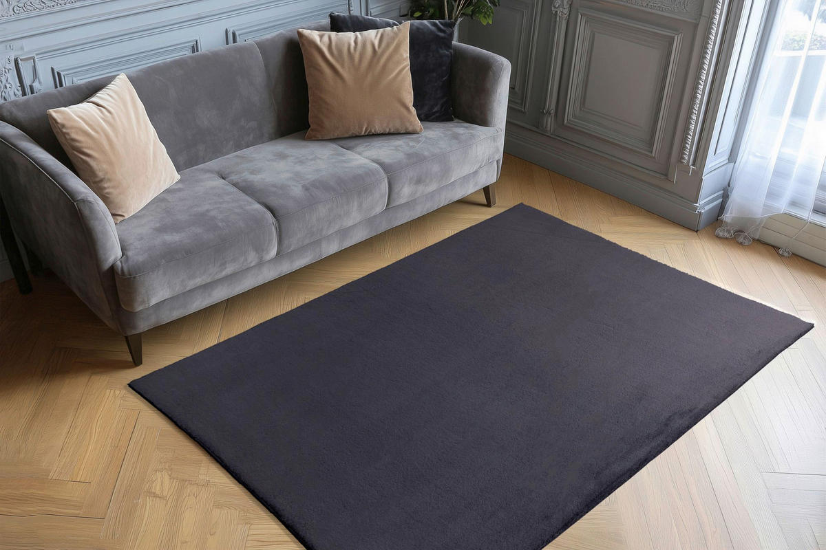 Obsession Teppich Infinity anthrazit B/H/L: ca. 160x16x230 cm Infinity - anthrazit (230,00/160,00/16,00cm) - Obsession