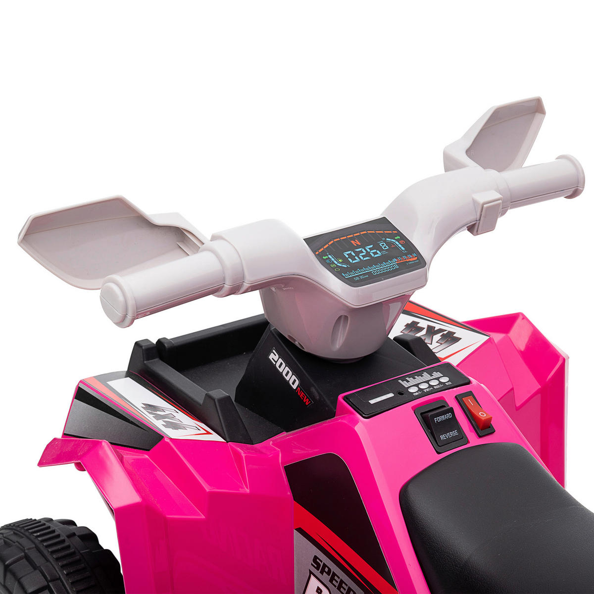 HOMCOM Elektroauto für Kinder rosa B/H/L: ca. 41,5x48,5x70 cm Elektroauto für Kinder - rosa (70,00/41,50/48,50cm) - HOMCOM