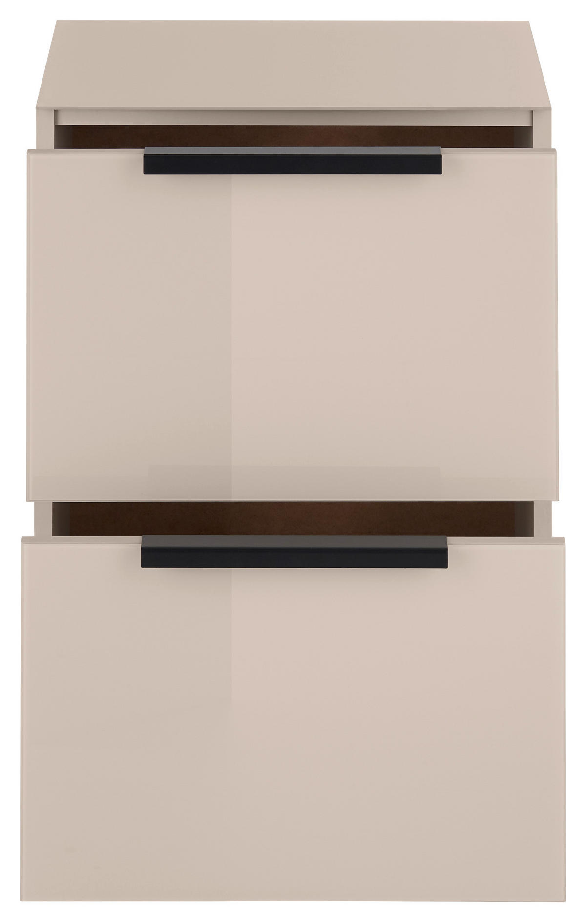 Nachtkonsole Sarino Kaschmir B/H/T: ca. 45x61x40 cm Sarino - Kaschmir/schwarz (45,00/61,00/40,00cm)