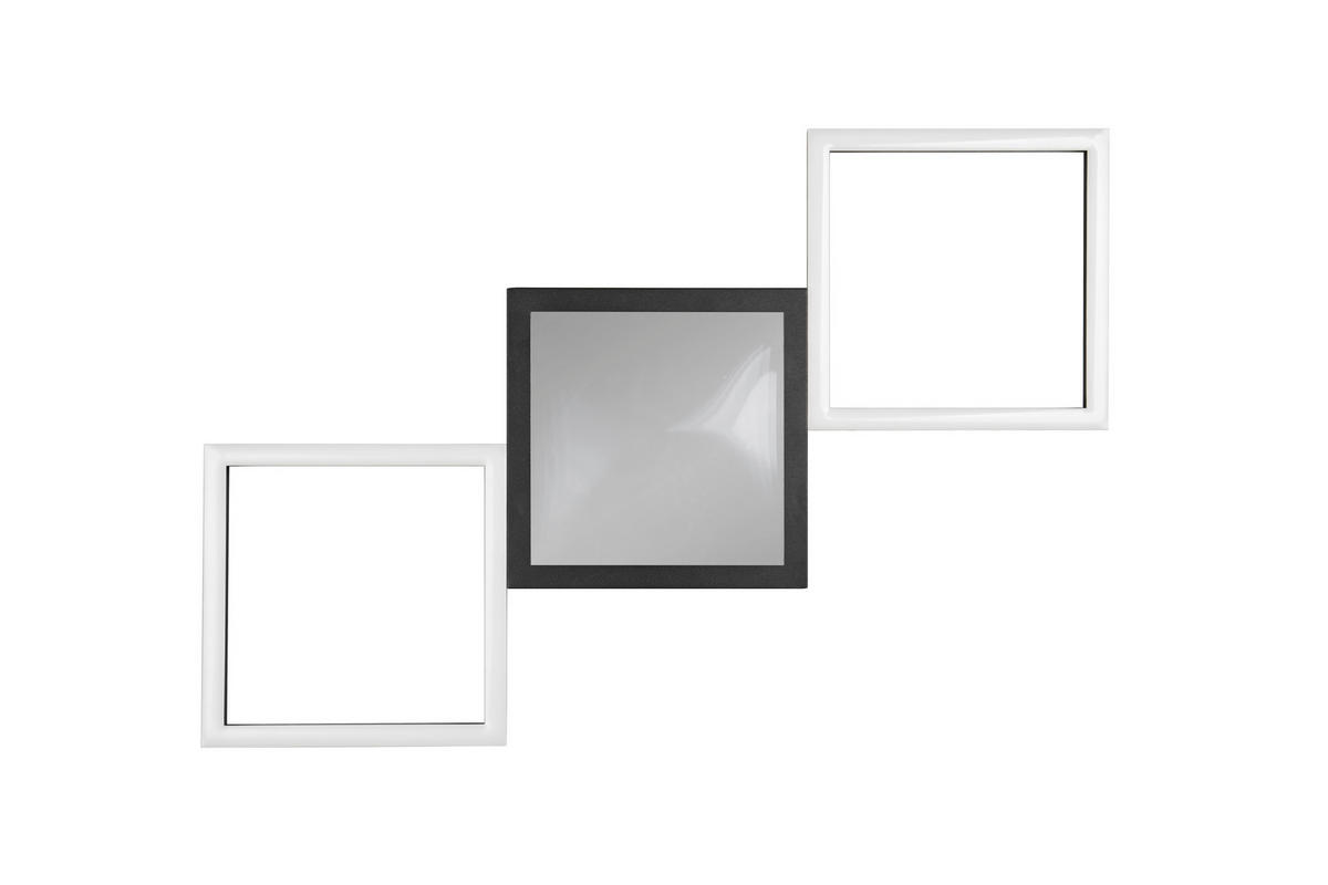 Reality LED-Deckenleuchte mattschwarz Metall B/H/L: ca. 43x4x66 cm LED-Deckenleuchte_Gelo - mattschwarz (66,00/43,00/4,00cm) - Reality