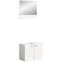 Badezimmer-Set BOSTON weiß B/H/T: ca. 57x44x57 cm BOSTON - weiß (57,00/44,00/57,00cm) - xonox.home