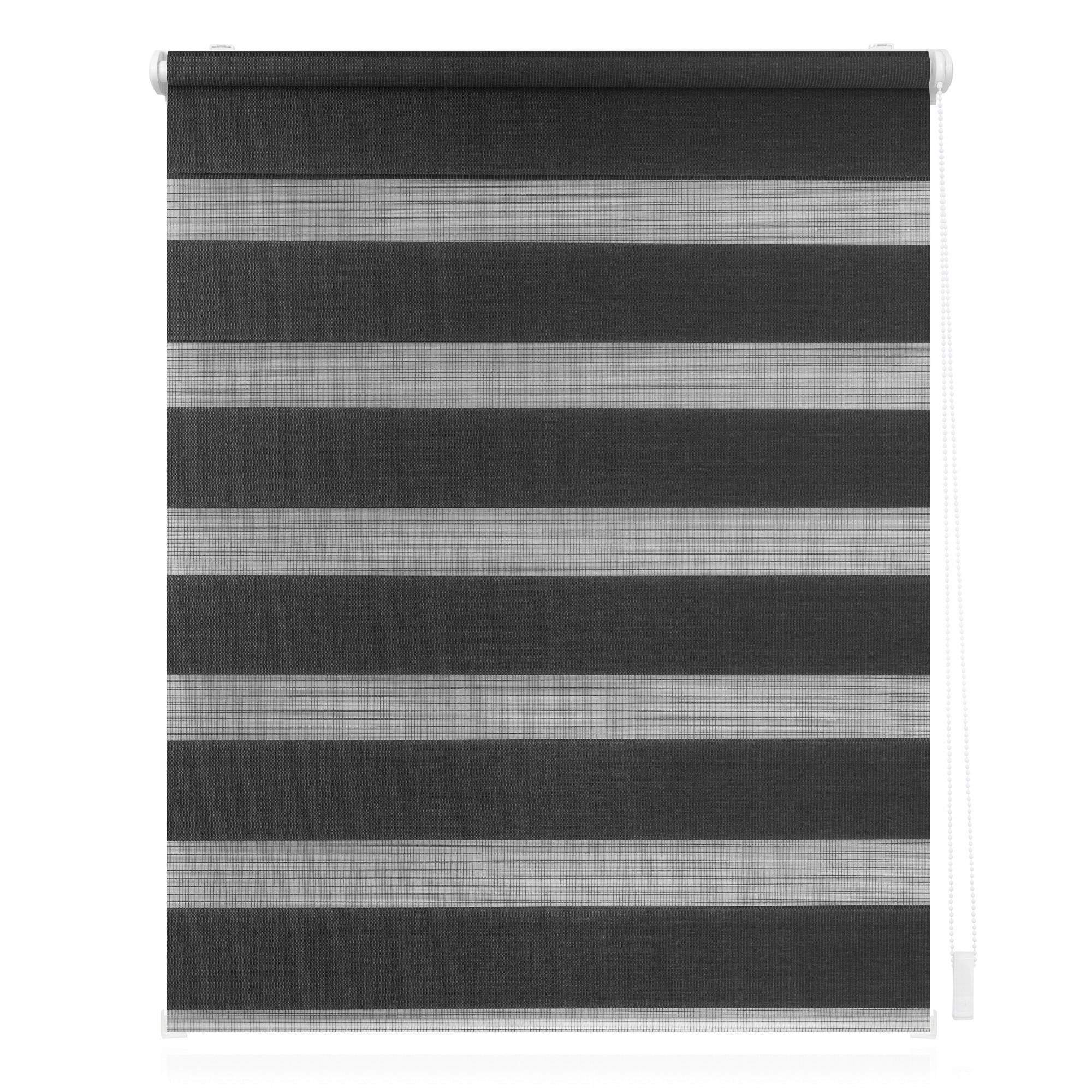 Doppelrollo Duo anthrazit B/L: ca. 50x150 cm Duo - anthrazit (50,00/150,00cm) - LICHTBLICK