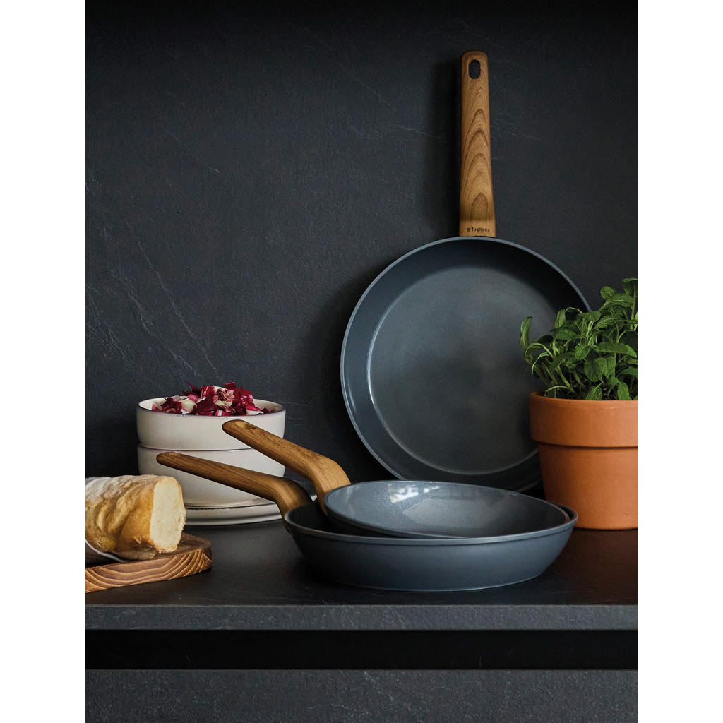 Thumbnail - TOGNANA Pfannenset Care Grey grau Aluminium 3 tlg.