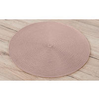 Platzset Platzset_Bast rund 35cm rosa - rosa (35,00cm) - POCOline