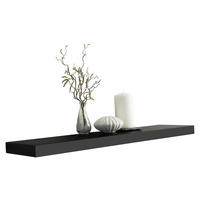 Wandboard Shelvy 80 schwarz B/H/T: ca. 80x4x24 cm Shelvy 80 - schwarz (80,00/4,00/24,00cm)