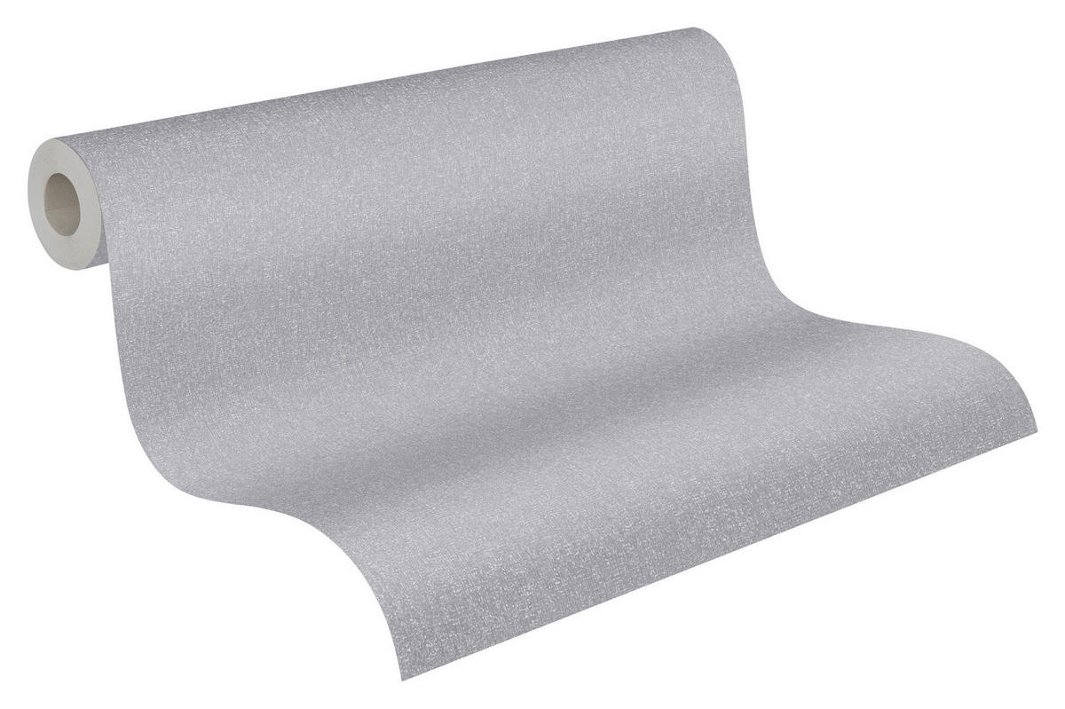 A.S.Creation Vliestapete Terra Uni grau B/L: ca. 53x1005 cm Terra - grau (53,00/1005,00cm) - A.S.Creation