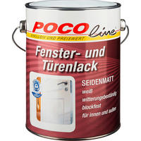POCOline Acryl Fensterlack weiß seidenmatt ca. 2,5 l Fensterlack_Acryl 2,5l - weiß (2,50l) - POCOline