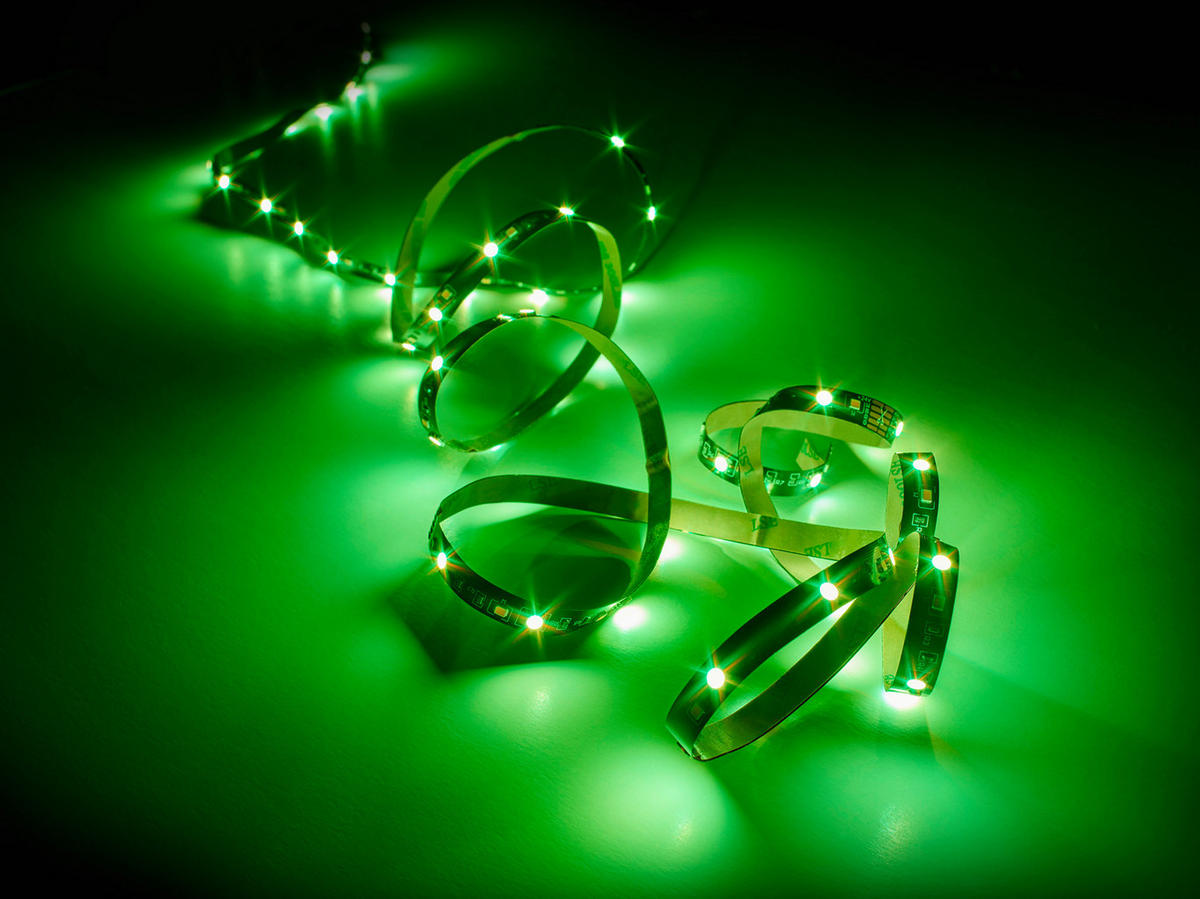 Lichtband schwarz Kunststoff B/L: ca. 1x300 cm LED-Lichtband_Grip - schwarz (1,00/300,00cm)