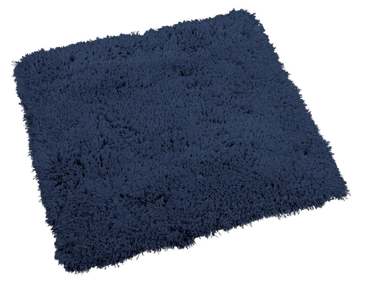 Badematte Badematte_Shaggy blau 50x50cm - blau (50,00/50,00cm)