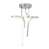 Näve Leuchten LED Deckenleuchte NV1186859 silber Aluminium H/D: ca. 83x52 cm null 1 Brennstellen Loop Line - silber (52,00/83,00cm) - Näve Leuchten