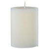 Rustic-Kerze beige B/H/L: ca. 6,8x10x6,8 cm Kerze_Rustic 100/68mm - beige (6,80/6,80/10,00cm)