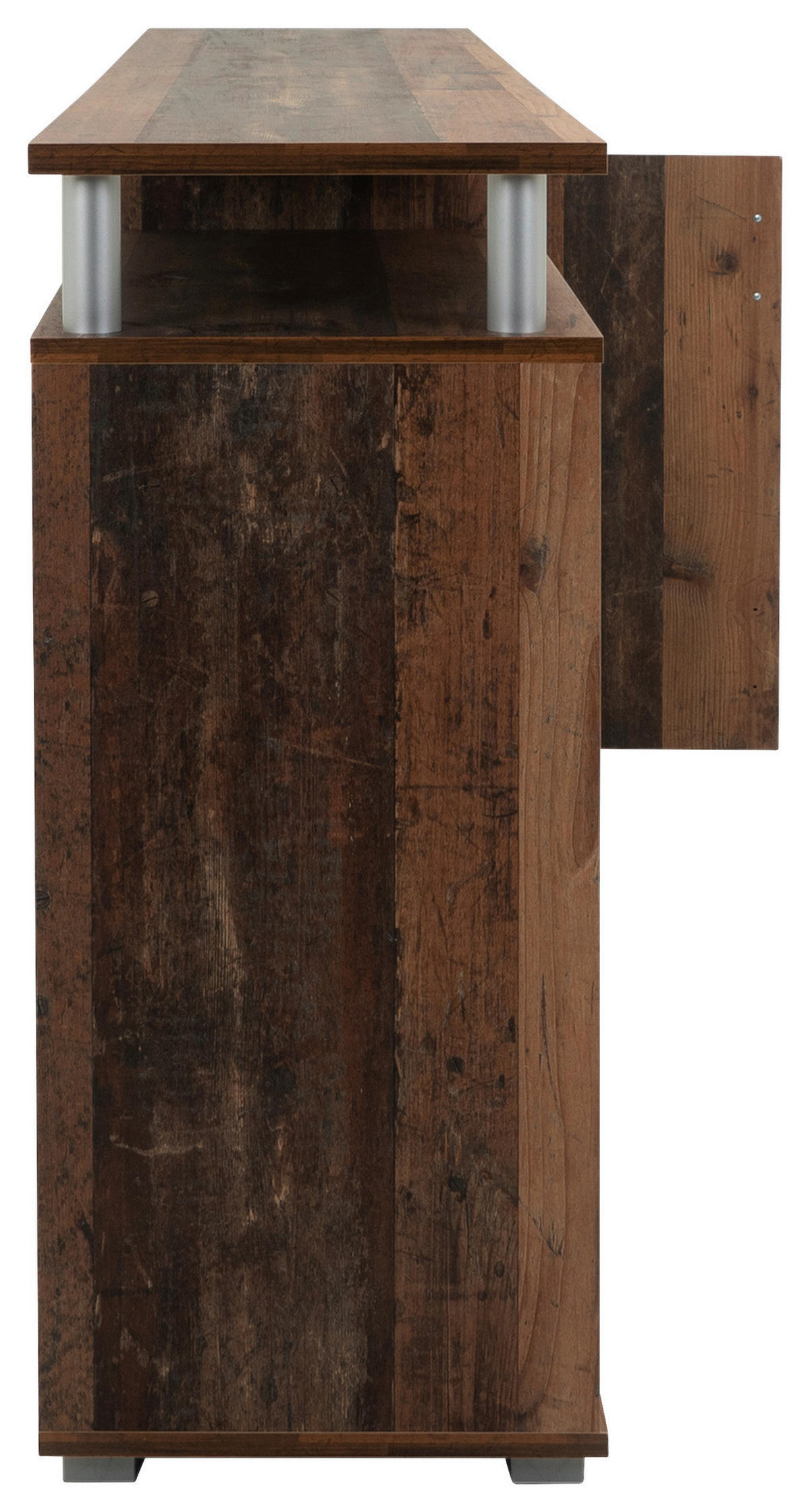 Sideboard Maximo Old Wood Nachbildung anthrazit B/H/T: ca. 208x94x38 cm Maximo - anthrazit (208,00/94,00/38,00cm)