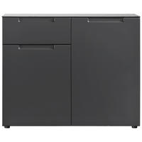 Kommode Mailand anthrazit B/H/T: ca. 97x79x40 cm Mailand - anthrazit (97,00/79,00/40,00cm)