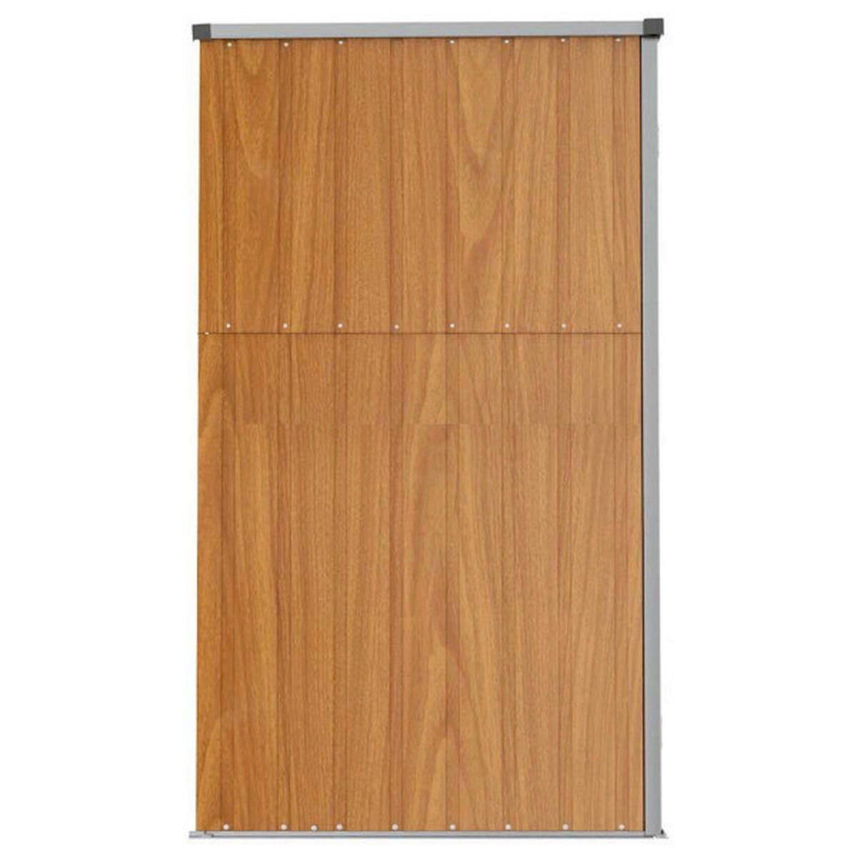 VidaXL Geräteschuppen braun Stahl B/H/T: ca. 225x161x89 cm Geräteschuppen - braun (225,00/161,00/89,00cm) - VidaXL