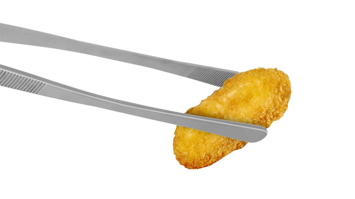 Haushaltshelfer silber Edelstahl B/H/L: ca. 5,5x34,8x4 cm Küchenpinzette - silber (4,00/5,50/34,80cm)