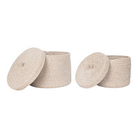 Housenordic Aufbewahrungskorb Sebal beige Baumwolle Sebal - beige - Housenordic