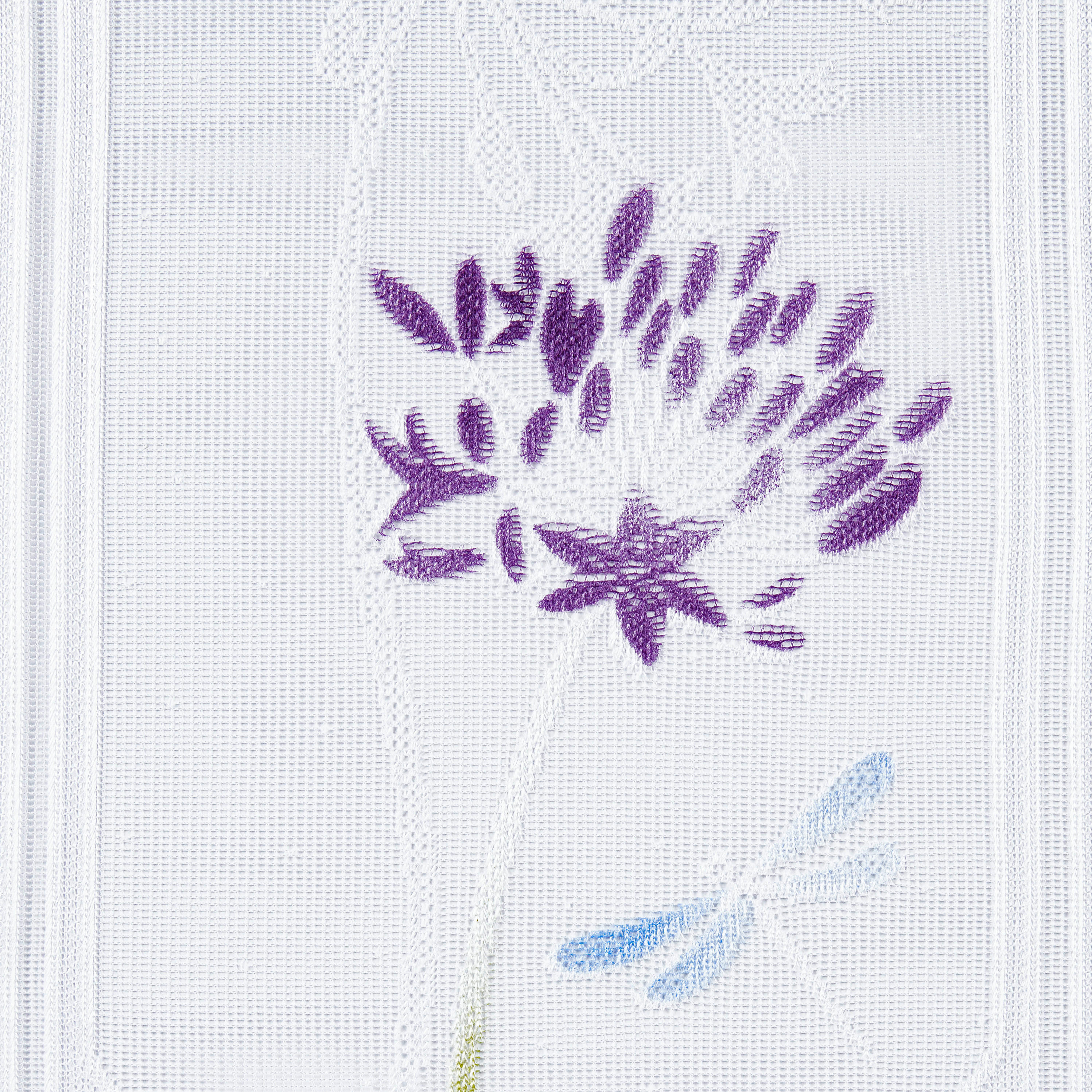 Scheibengardinen-Meterware Isen bunt H: ca. 45 cm Isen - bunt (45,00cm)