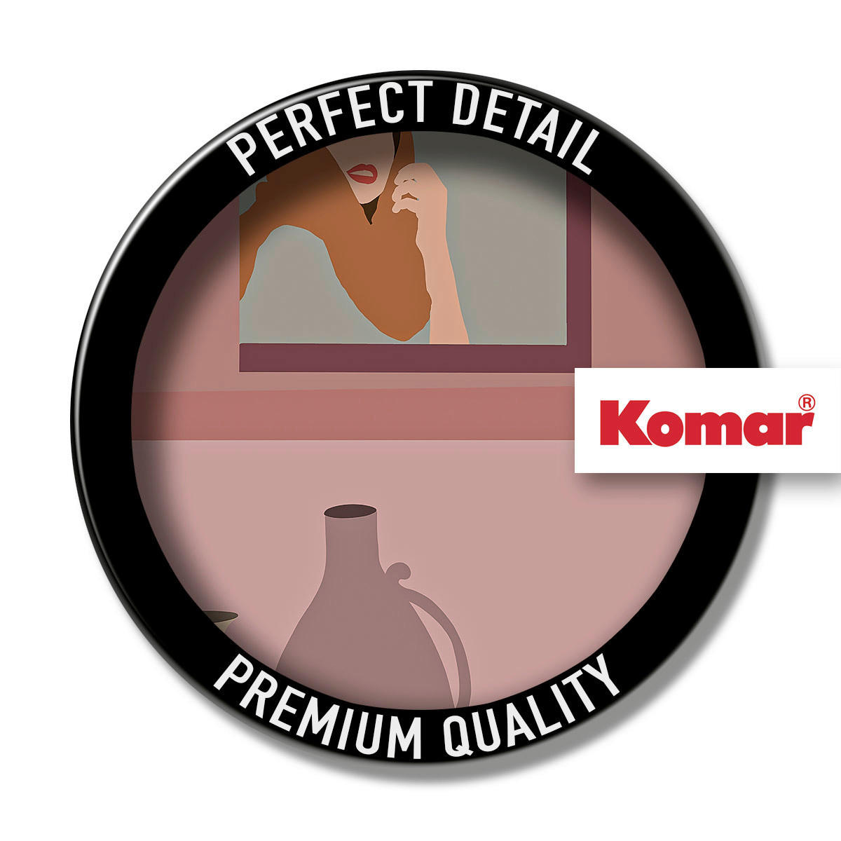 Komar Poster Thousand and Three Nights Frau B/L: ca. 40x50 cm Thousand and Three Nights - (40,00/50,00cm) - Komar