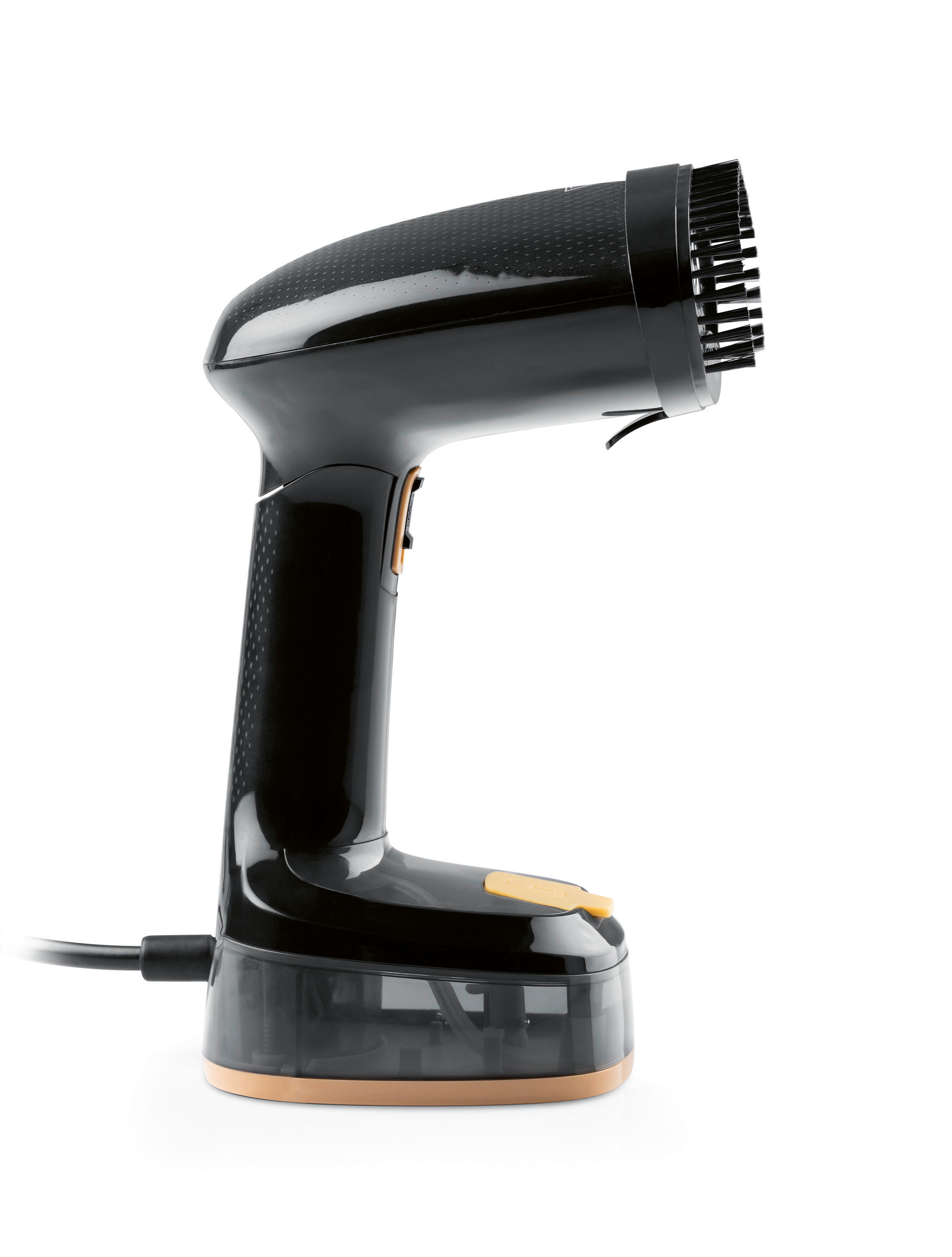 CLEANmaxx Dampfbürste 15272 schwarz Edelstahl Kunststoff B/H/L: ca. 11,5x19x16 cm Dampfbürste 15272 - schwarz (16,00/11,50/19,00cm) - CLEANmaxx