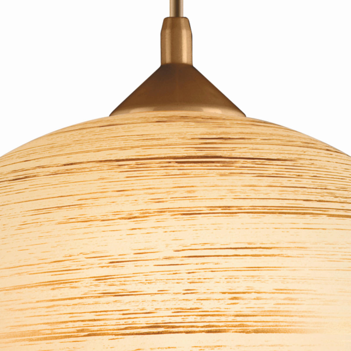 Lamkur Pendelleuchte MARCY 28026 gold Glas H/L: ca. 70x30 cm E27 1 Brennstellen Marcy - gold (30,00cm) - Lamkur