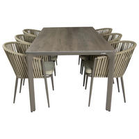 AXI Outdoor Living Gartensitzgruppe Resi taupe Metall B/H/L: ca. 100x79x200 cm Resi - taupe (200,00/100,00/79,00cm) - AXI Outdoor Living