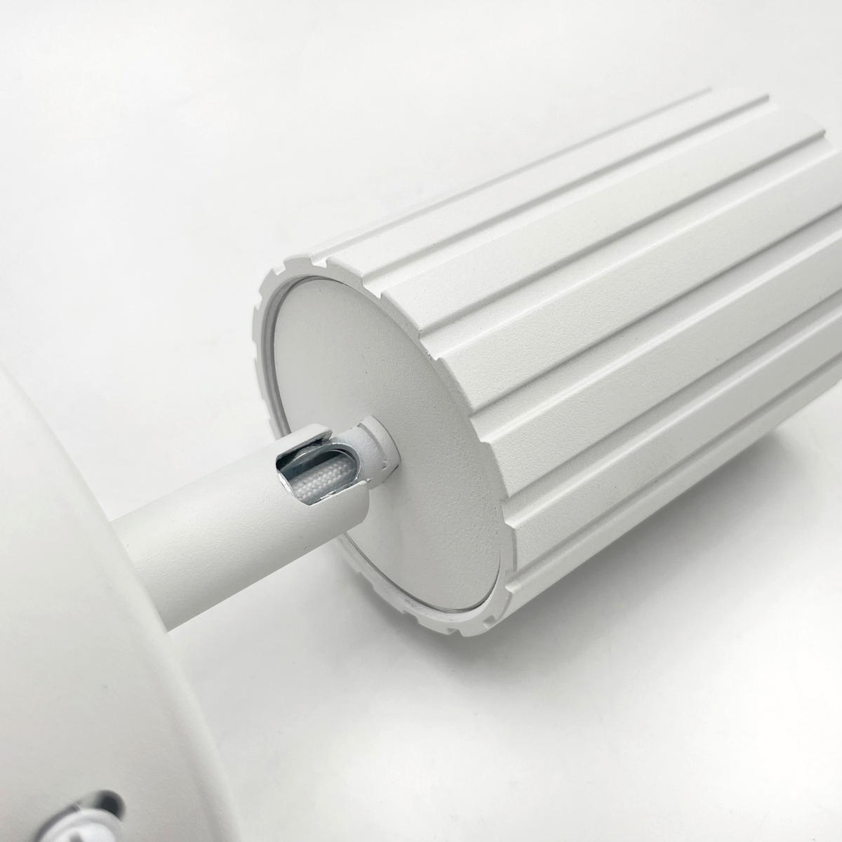 Lamkur Wandleuchte weiß Stahl B/H/L: ca. 8x16x8 cm GU10 1 Brennstellen Prisma - weiß (8,00/8,00/16,00cm) - Lamkur