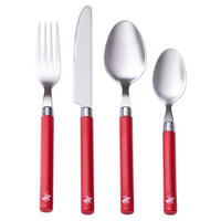 POLO CLUB Besteckset POLO CLUB rot Edelstahl 16 tlg. POLO CLUB - rot/silber - POLO CLUB