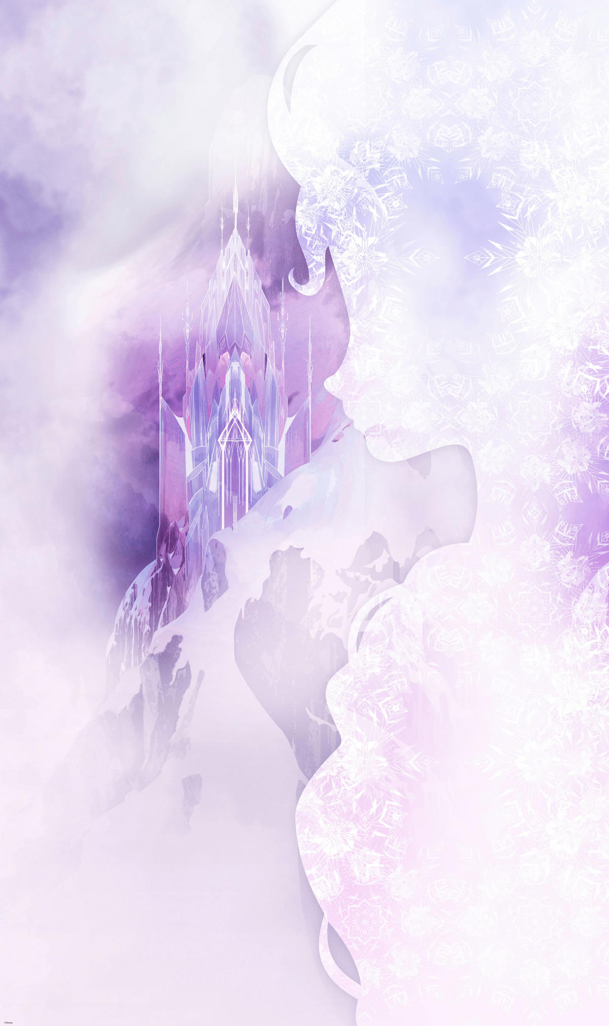Komar Fototapete Frozen Winter Mist B/L: ca. 120x200 cm Frozen Winter Mist - (120,00/200,00cm) - Komar