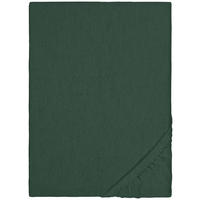Spannbetttuch Flanell Spannbetttuch_Flanell 140-160x200 - dunkelgrün (140,00/200,00cm)